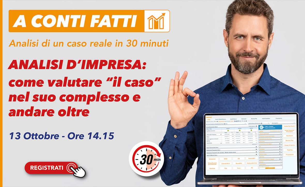 A CONTI FATTI&nbsp;- Prossima sessione 13/10