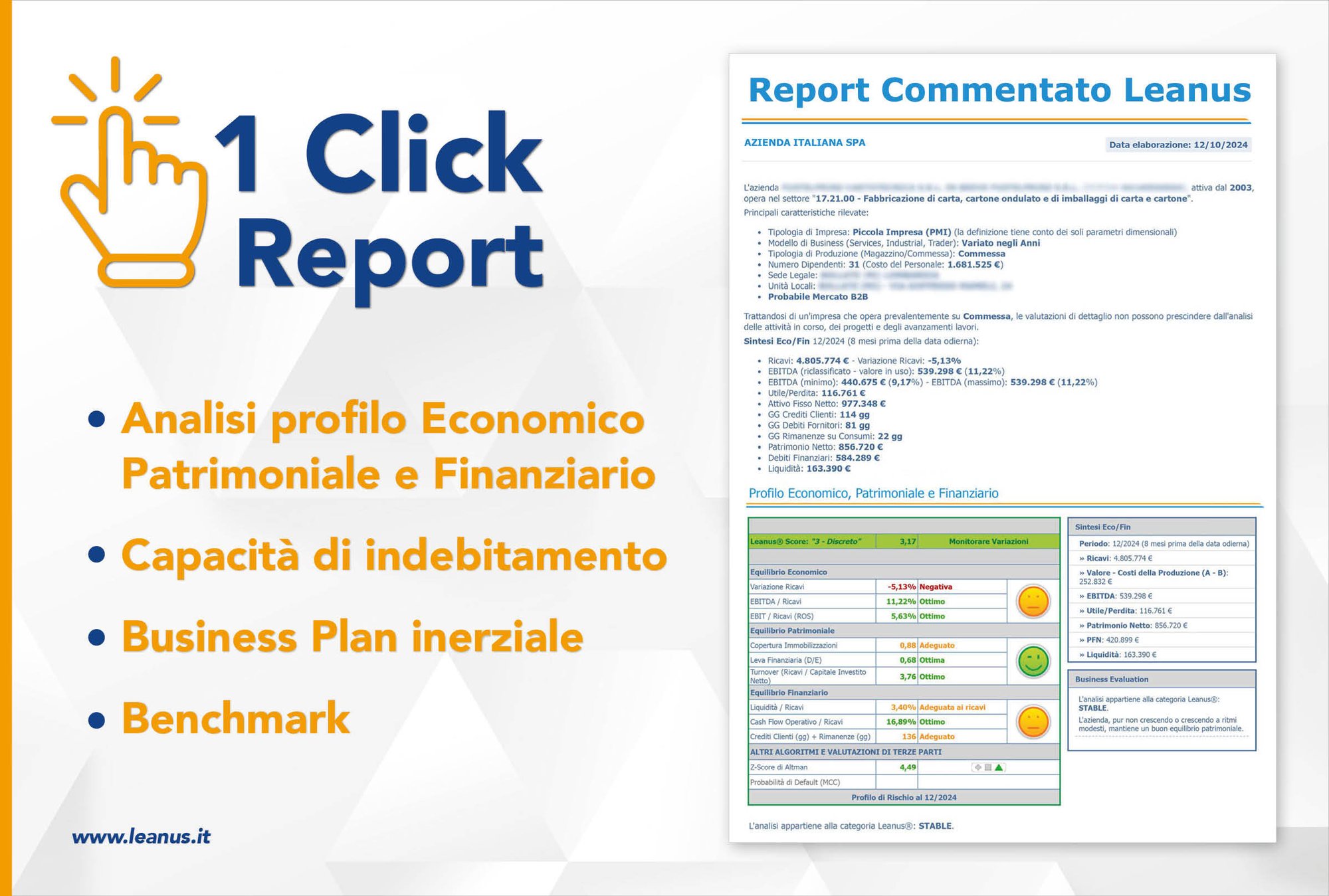 1 Clic Report - Report Commentato Leanus 1 Clic Report - Report Commentato Leanus