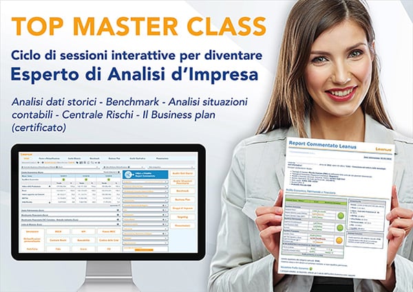 Leanus Top Master Class - Ciclo di seesioni interattive per diventare Esperto di Analisi d'Impresa Leanus Top Master Class - Ciclo di seesioni interattive per diventare Esperto di Analisi d'Impresa